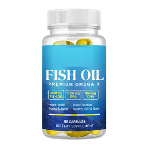 Omega 3 Visolie <span class=keywords><strong>Capsules</strong></span> 60 Stuks Dha Epa Softgel Capsule Hersenen En Hart Gezondheid Supplement - Product Image 1