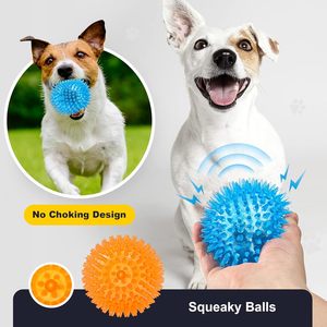 Palline Giocattolo per <span class=keywords><strong>Cani</strong></span> da 3,5 Pollici, Senza BPA, Non Tossiche, Leggere e Resistenti, per <span class=keywords><strong>Cani</strong></span> <span class=keywords><strong>di</strong></span> <span class=keywords><strong>Taglia</strong></span> Media/Grande/Piccola, Giocattolo Interattivo per <span class=keywords><strong>Cani</strong></span> - Product Image 4