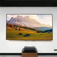 Écran de projection ALR UST de 110 pouces, projecteur à ultra courte focale, 4K 8K, cadre fixe, Fresnel, rejet de la lumière ambiante, 16:9