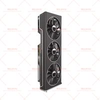Kartu Grafis Komputer Desktop Bekas Terpakai untuk Gaming Esports dengan Pendingin Kipas 7800XT 16G