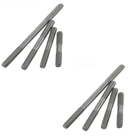 Vis à bois filetée double extrémité en acier inoxydable 18-8 Inox SS304 SS316 SS316L A2 A4