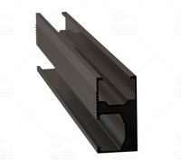Rail de montage de panneaux solaires YZ au meilleur prix, en aluminium anodisé AL6005-T5 de haute qualité, garantie 12 ans, pour montage sur toit ou éolien