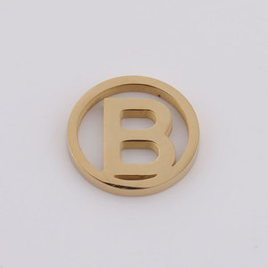 Plaqué or rond 26 A-Z <span class=keywords><strong>Alphabet</strong></span> <span class=keywords><strong>lettre</strong></span> charmes bijoux pendentif or 18K bricolage Bracelets collier fabrication de bijoux artisanat vente en gros - Product Image 5