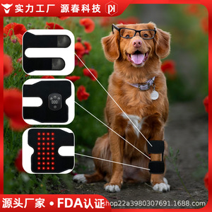 Rodilleras ajustables con velcro para perros mayores, protección de las articulaciones, soporte anticolisión, color negro y gris, uso unisex para adultos - Product Image 4