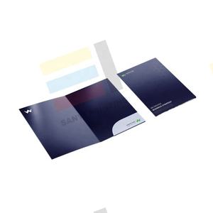 Goldfolie & Geprägte Laminierte Umweltfreundliche A4/A5 Präsentationsmappe mit Offset/Kraftpapier für Werbezwecke - Product Image 4