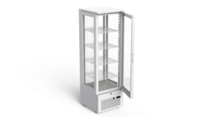 Réfrigérateur à double porte vitrée <span class=keywords><strong>avec</strong></span> congélateur supérieur, vente chaude, réfrigérateur domestique - Product Image 3