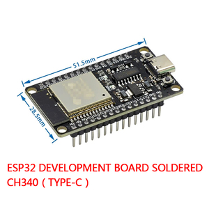 Carte de développement <span class=keywords><strong>ESP32</strong></span> double cœur ultra basse consommation 30P avec USB Type-C, WiFi+Bluetooth, puce CH340C, ESP-WROOM32-DevKitC-32 pour kits - Product Image 3