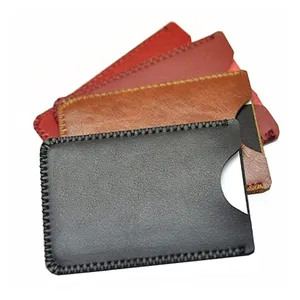 Кожаный держатель для карт Карманный чехол для визитных и кредитных карт новая сумка тонкий рукав кошелек для визиток