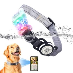 Hundehalsband im europäischen Stil mit LED-Licht & QR-Code |   Elegantes Spitzendesign |   Großhandel Maßanfertigung - Product Image 1