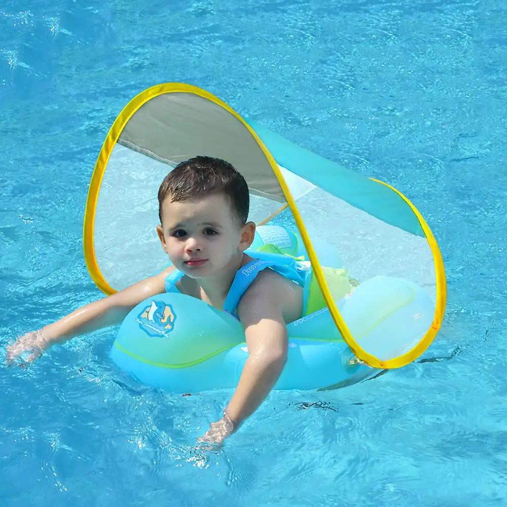 Nova atualização do bebê flutuante inflável, crianças, natação, acessórios, círculo, banho, brinquedos de verão, criança, anéis