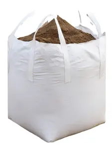 Fibc Bags 850kg For Starch Waterproof Jumbo Bag With Duffle Top Cement Asphalt Jumbo Bag