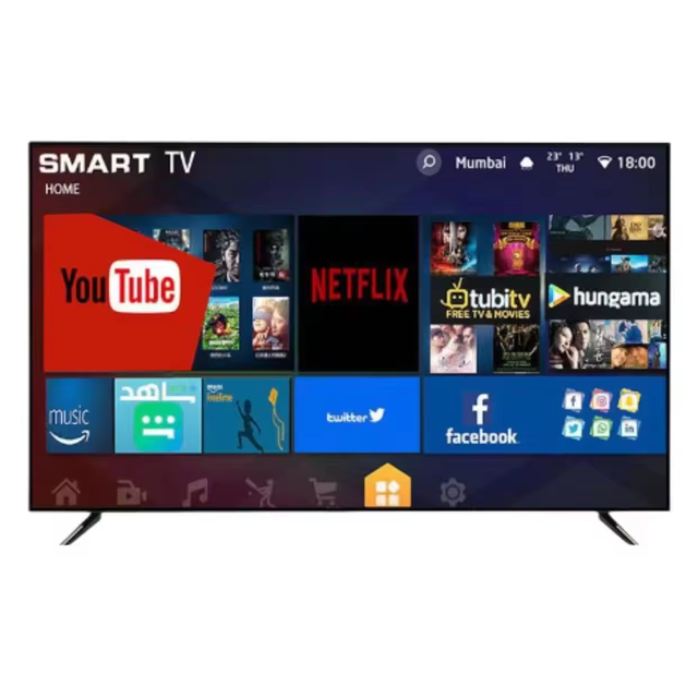 Z 40-inch Flat 2K HD Smart TV with Electric Power Wall-Mountable for Hotel & Household Use Low Price