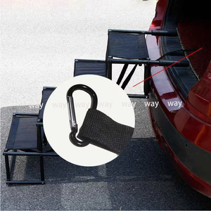 Portable chien voiture <span class=keywords><strong>escalier</strong></span> léger pliant échelle pour animaux de compagnie <span class=keywords><strong>rampe</strong></span> pour camions SUVs lits hauts intérieur et extérieur utilisation véhicule outil - Product Image 4