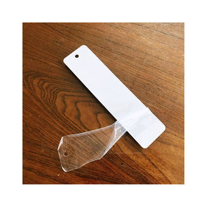 Colore bianco lucido bianco bianco sublimazione stampabile segnalibri in metallo 1.5 "X6" <span class=keywords><strong>dimensioni</strong></span> personalizzate segnalibri metallo colorante spazi in alluminio sublimazione - Product Image 1