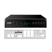 En Stock, Receptor de TV Digital Terrestre DVB-T2 Ruso HD 1080p de Alta Definición, Modelo Popular en Ucrania