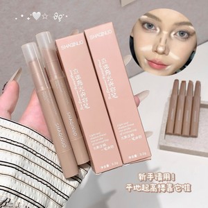 Nouveau <span class=keywords><strong>Stylo</strong></span> Contouring Mat <span class=keywords><strong>et</strong></span> Illuminateur Double Usage pour Visage <span class=keywords><strong>et</strong></span> Nez, Maquillage Longue Tenue, Effet Haute Brillance - Product Image 1
