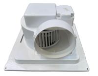 Ventilateur d'extraction à économie d'énergie avec lumière LED, faible bruit, clapet anti-retour, pour salle de bain et cuisine