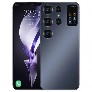 Original S24 + Ultra 7.2 polegadas Smartphone 16 + 512GB Telefones Android Caneta embutida Face ID Desbloqueado Celular Mobil Telefone