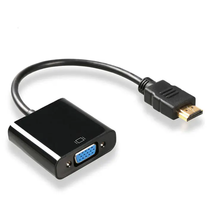 Großhandel 1080p VGA HDMI-Kabel Stecker zu Buchse HDMI zu VGA Konverter Adapter kabel