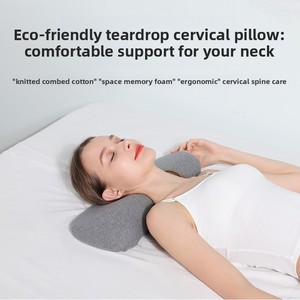 Almohada Cervical Especial para Dormir, Soporte Vertebral Reforzado, Inflable, Rectangular, <span class=keywords><strong>Relleno</strong></span> de Espuma Viscoelástica, Cojín Personalizado - Product Image 5
