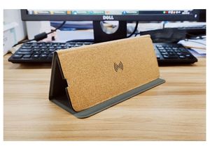 デスク用オフィスアクセサリー,2024新しい折りたたみ式ワイヤレス充電マウスパッドと電話ホルダー電子コルク - Product Image 2