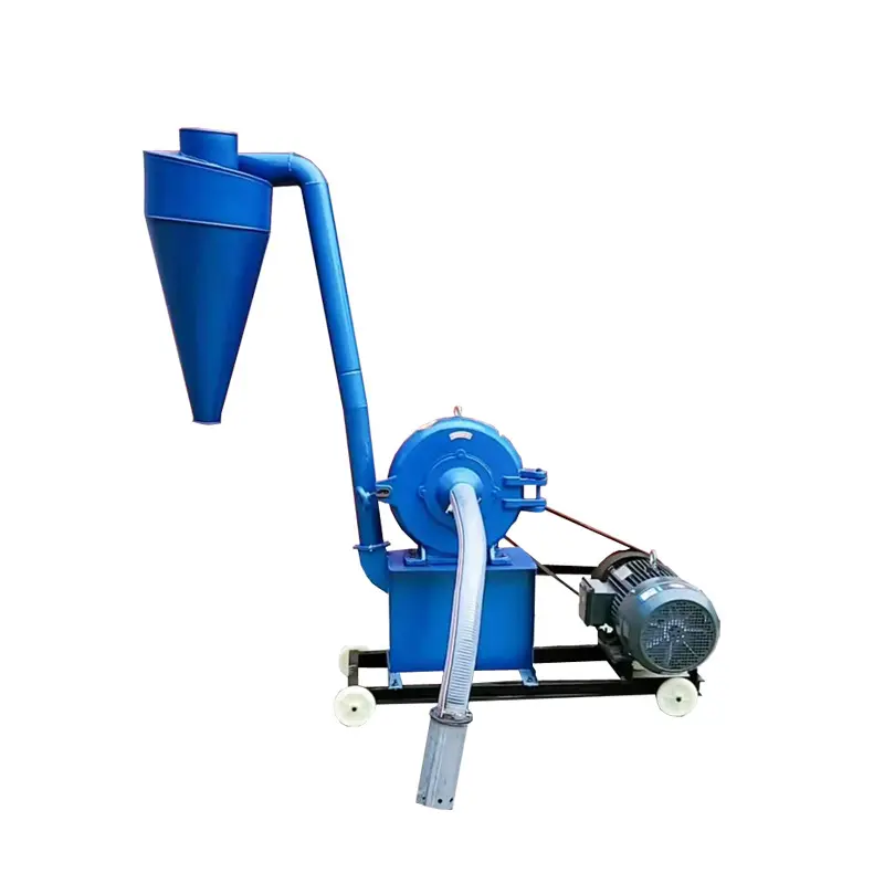 Household Self-priming Dust-free Corn Grain Crusher Cattle Sheep Chicken Duck And Goose Feed Mill Tooth Claw Crusher