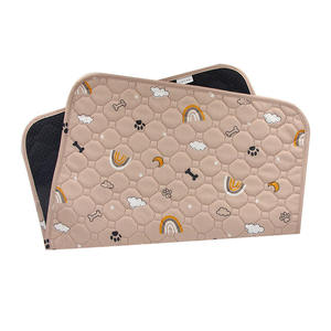 Alfombrilla impermeable para caja de mascotas, lavable y reutilizable, antideslizante, para entrenamiento de perros, almohadilla para orinar, absorbe la orina con patrón de impresión - Product Image 1