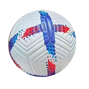 Ballon de football de haute qualité 2026 en cuir PU et couture machine PU, taille 5, pour l'entraînement sportif - Product Image 1