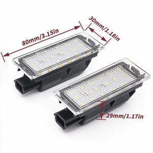 Nuova Luce Targa a LED per <span class=keywords><strong>Renault</strong></span> Clio Laguna 2 Megane 3 Twingo Master Vel Satis Wind Trafic <span class=keywords><strong>Twizy</strong></span> 12V 3W - Product Image 5