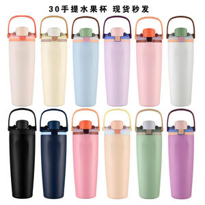 Owa Bouteille d'eau sportive de 30 oz en acier inoxydable, isolée, réutilisable, double gobelet pour activités de plein air - Product Image 2