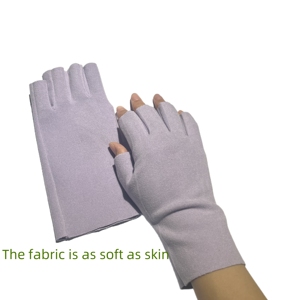 Puntas de esmalte de Punta abierta Anti Ultravioleta <span class=keywords><strong>UV</strong></span> Shield Bloqueador solar Gel Protección Guantes de uñas Anti <span class=keywords><strong>UV</strong></span> Manicura Guante - Product Image 6