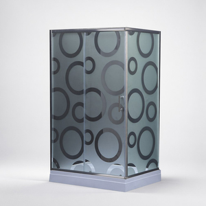 Cabine de douche en fibre de verre de haute qualité 90x90x195cm, prix abordable, équipement sanitaire, portes coulissantes en verre pour salle de bain - Product Image 1