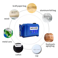 Imprimante jet d'encre portable 12,7 mm TIJ pour codes MFD/EXP, impression de numéros de lot sur sacs, étiquettes, résistante à l'eau