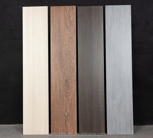 Azulejos de cerámica rústicos de precio barato, azulejos de <span class=keywords><strong>madera</strong></span> de color beige, <span class=keywords><strong>madera</strong></span> de porcelana vidriada se ve azulejo de piso - Product Image 1