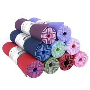 Groothandel Hoge Kwaliteit Tpe Yoga Mat Groothandel Fitness Eco Vriendelijke Tpe Yoga Mat