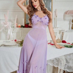 Set Lingerie Seksi Putih Untuk Malam Bulan Madu Hadiah Bulan Madu Untuk Wanita Untuknya - Product Image 2