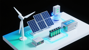 Sistema de Energía Solar y Eólica Híbrido de Fábrica de 50KW con Generador WON-WH-50 y Batería de Litio - Product Image 3