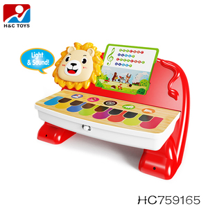 <span class=keywords><strong>Piano</strong></span> électrique tactile arc-en-ciel multifonction avec microphone et 8 cartes éducatives pour enfants - Product Image 4