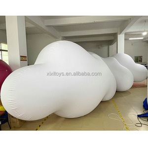 Globos de nubes inflables colgantes, decoración para clubs, modelos de nubes de aire inflables de 4m/13 pies de largo - Product Image 3