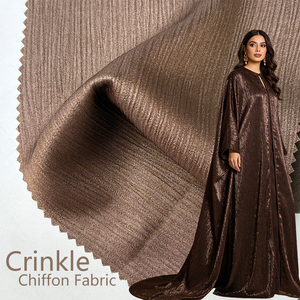 Venta al por mayor de tela de gasa georgette de alta calidad, tela de gasa estampada para mujer, muestra gratis - Product Image 1