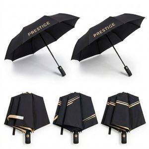 Paraguas Plegable Promocional de Estilo Simple, Automático, con Impresión Personalizada, Resistente al Viento y a la Lluvia, Portátil, para Hombre y Mujer, con Logotipo - Product Image 3