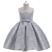 MQATZ Haute Qualité 8 Ans Enfants Robes Blanc Baptême Enfants Soirée Robe L5256