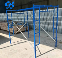 Échafaudage mobile à cadre en H fabriqué en Chine avec roues, fournisseur de plateformes d'échafaudage, échafaudage galvanisé, cadre sur mesure