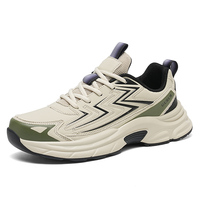 Chaussures de marche ODM HuiMing Factory, style lacets, baskets en cuir pour hommes, design personnalisé, mode