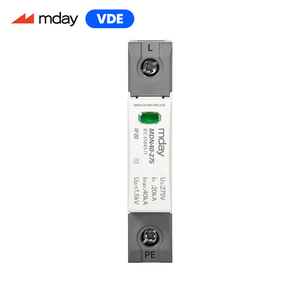 MDAY MDN40 AC SPD <strong>Surge</strong> Protective Device T2 275V For Lightning Protection Solar Systems Electronic Equipment Industries
