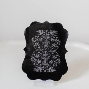 Biglietti di Auguri in Velluto con Motivo Echo in Rilievo Pressato a Mano per Ringraziamenti, Matrimoni, Feste e Natale - Product Image 2