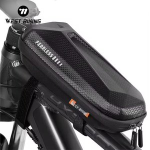 Sac de compression portable pour vélo, 1-1,5 L, en PU+EVA, nylon, étanche, coque rigide, fermeture éclair, léger, 145 g - Product Image 1