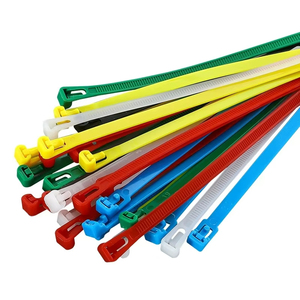 สายรัดไนลอนแบบใหม่ ใช้ซ้ำได้ ถอดออกได้ รีไซเคิลได้ สายรัดเคเบิลแบบล็อค - Product Image 1