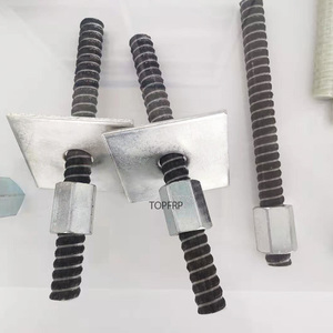 Epoxy Resin Composite Fiberglass Reinforced <b>Plastic</b> Anchor <b>Rod</b> Frp Anchor Bolt Soil Nail for Building Bridge Mining Highway - Product Image 1