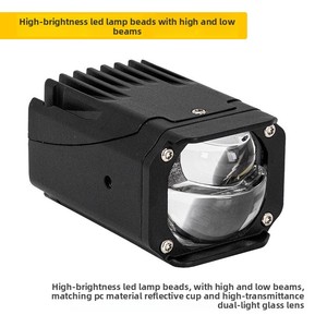 Faro <span class=keywords><strong>LED</strong></span> ad Alta Luminosità per Auto, Proiettore a Doppia Lente da 1,5 Pollici con Fascio Alto e Basso Integrato, Luce Bianca per Veicoli Fuoristrada - Product Image 3